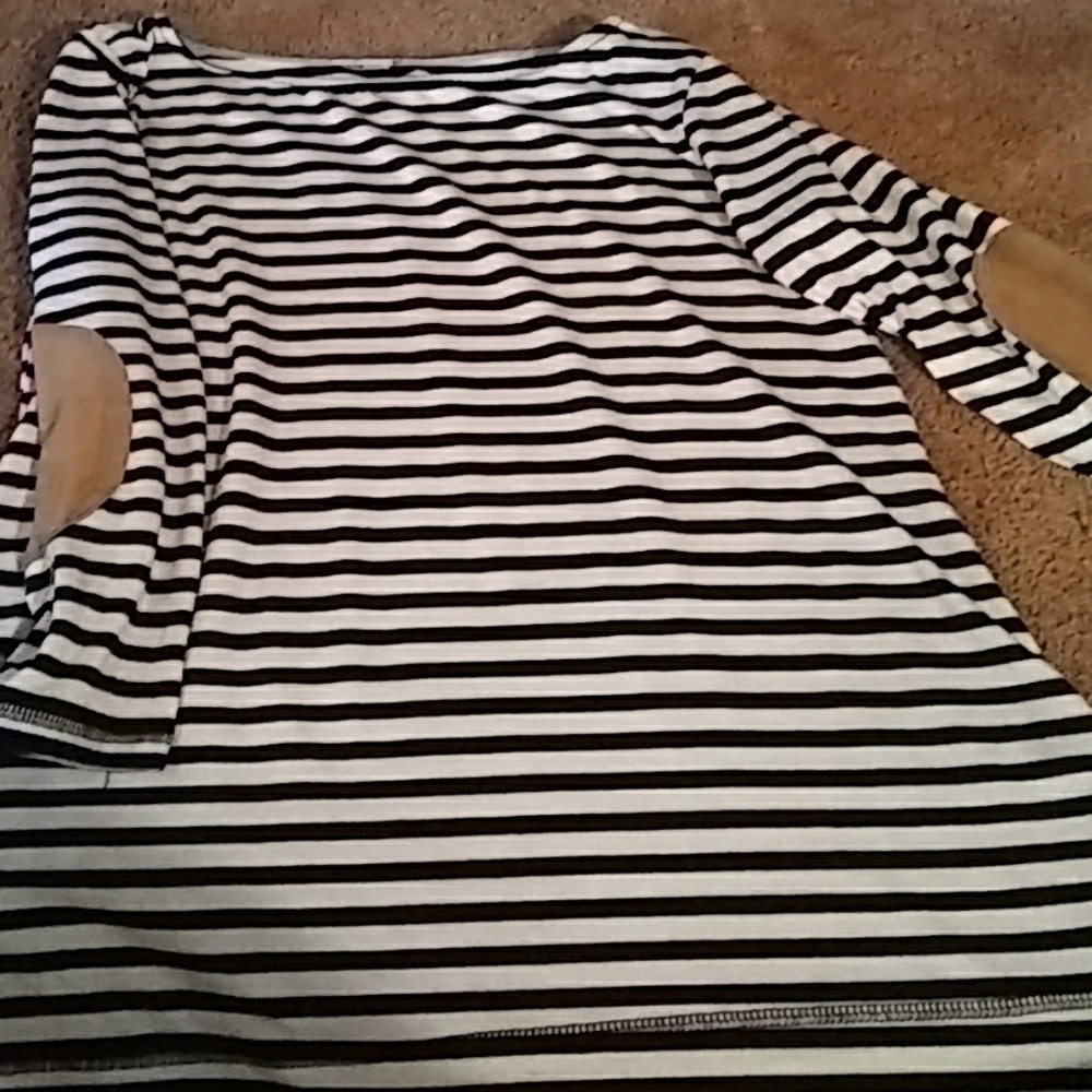 Beautiful Black white striped shirt